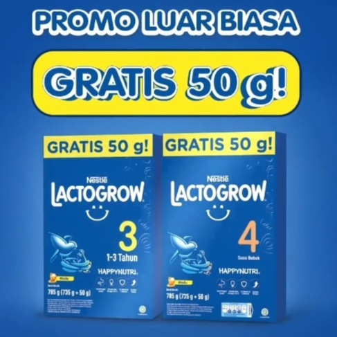 Jual Lactogrow 3 Original 735 Gr Box 735Gr 350 750 1000 1 Kg Plain