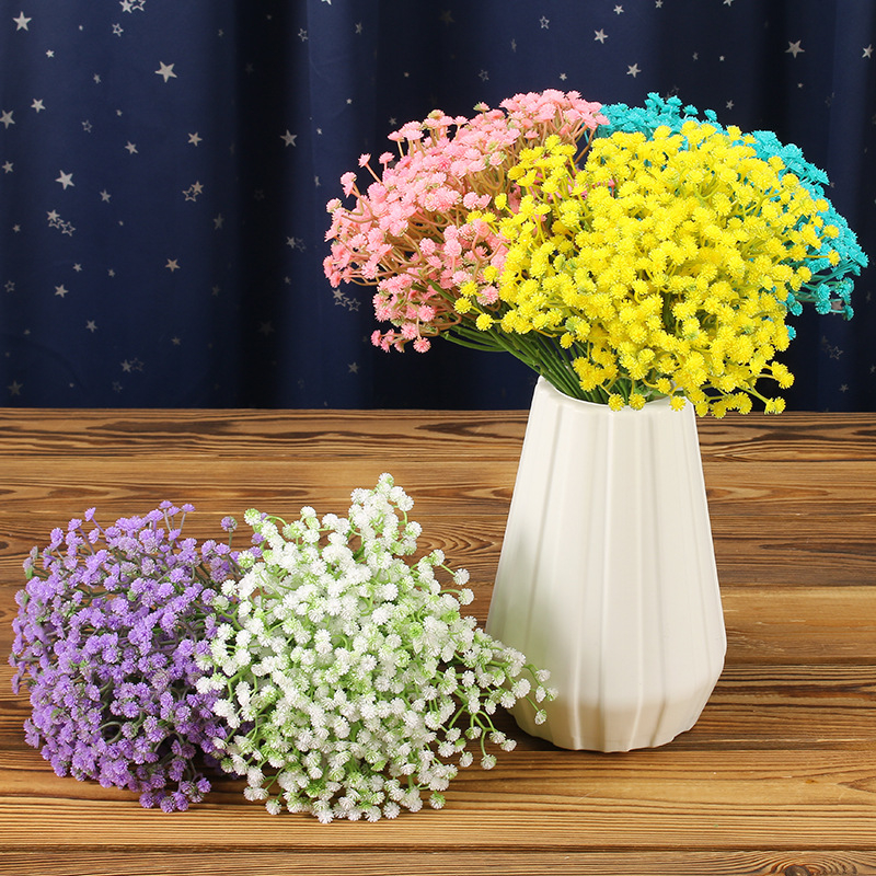 Jual Mini Baby Breath Artificial Flower Bunga Hias Bunga Plastik Ecer