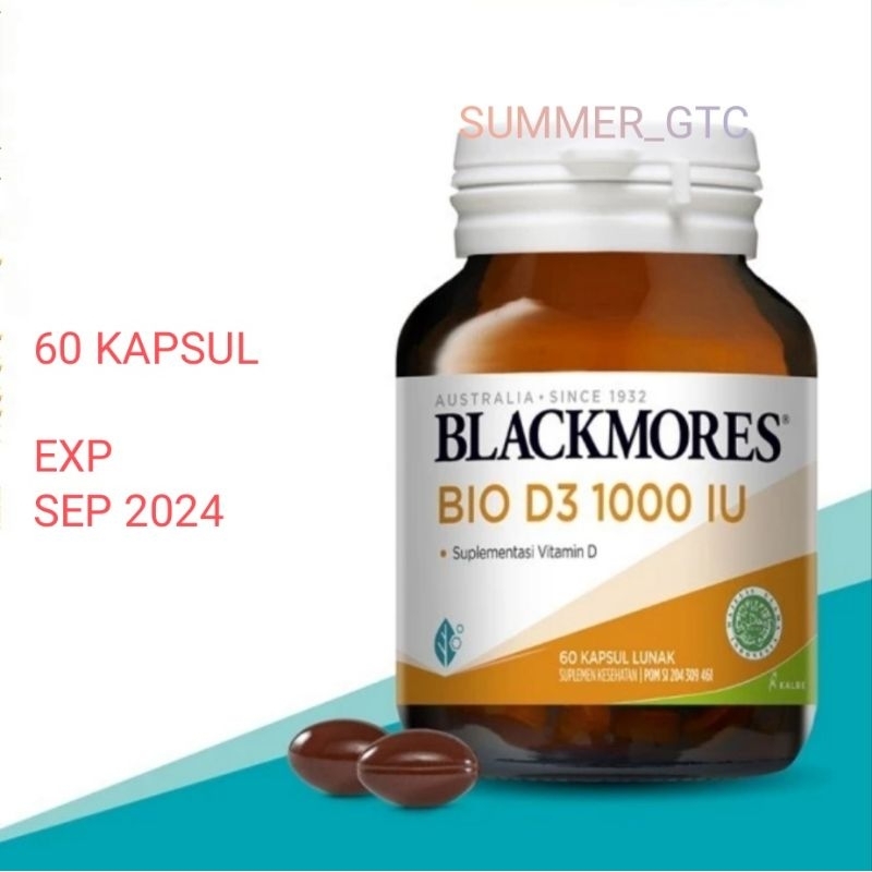 Jual Kalbe Blackmores Bio D3 1000iu 30 Kapsul 60 Kapsul Capsules