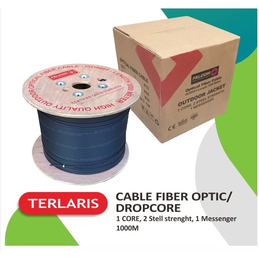 Jual Kabel Fiber Optik 1 Core 3 Seling Falcom Shopee Indonesia