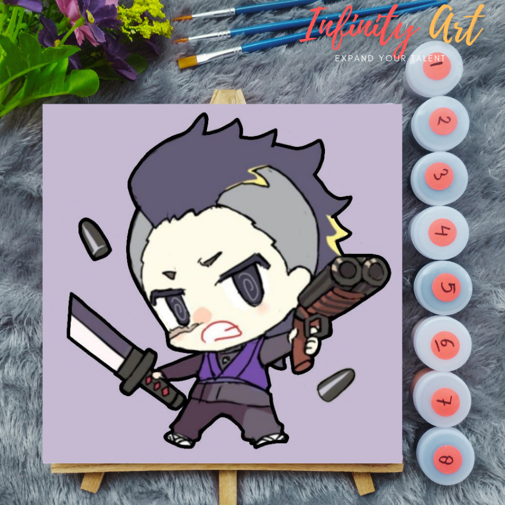 Jual Paint By Number Kimetsu No Yaiba Demon Slayer Tanjiro Nezuko