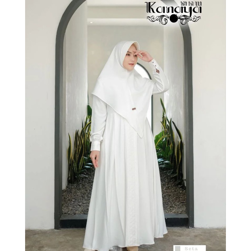 Jual Kanaya Syari Plus Khimar Ukuran S M L Xl Xxl Xxxl Gamis Busui