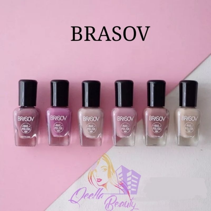 Jual Brasov Nail Polish Nude 8ml Kutek Nude Shopee Indonesia