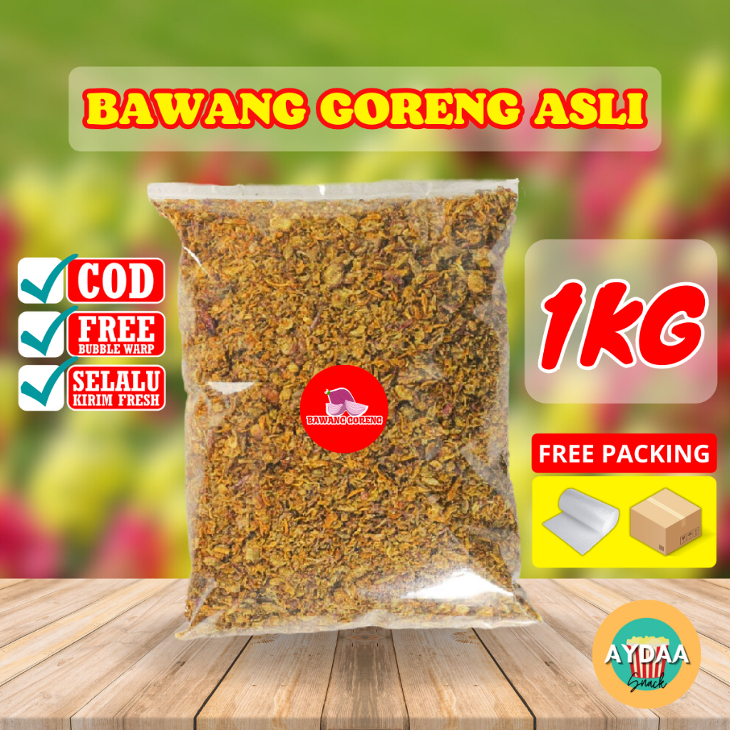 Jual BAWANG MERAH GORENG ASLI 1KG KILOAN BRAMBANG GORENG Shopee Indonesia