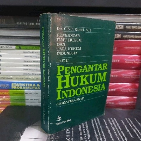 Jual Buku Original Pengantar Ilmu Hukum Jilid Ii Drs C S T Kansil S H