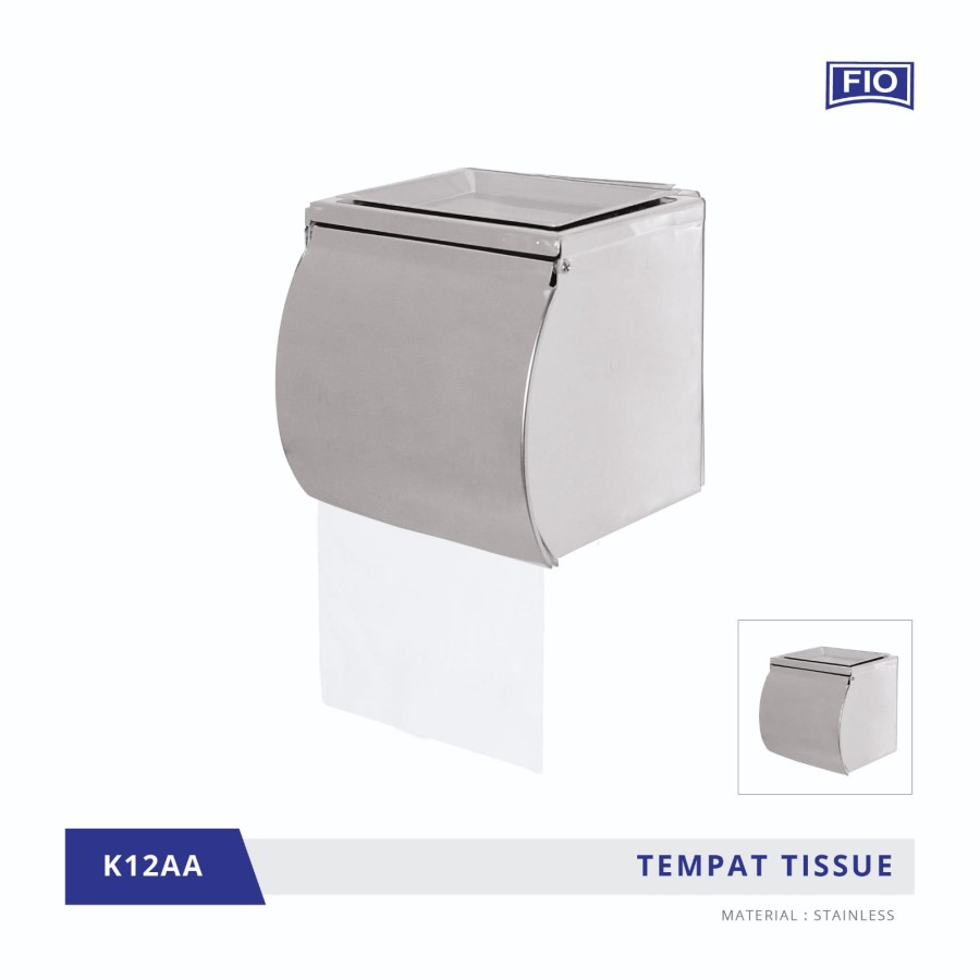 Jual Tempat Tissue Gulung Toilet In Asbak Bahan Stainless Fio