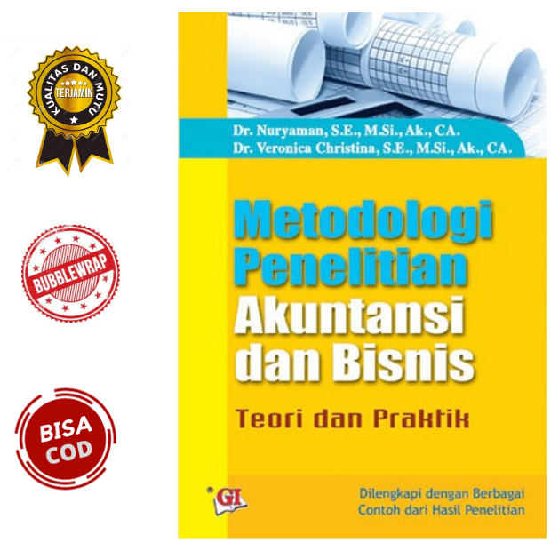 Jual Buku Metodologi Penelitian Akuntansi Dan Bisnis Nuryaman