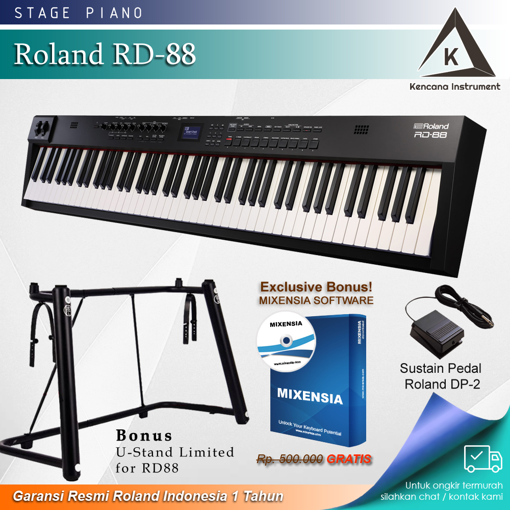 Jual Roland Rd Rd Digital Stage Piano Keyboard Garansi Resmi