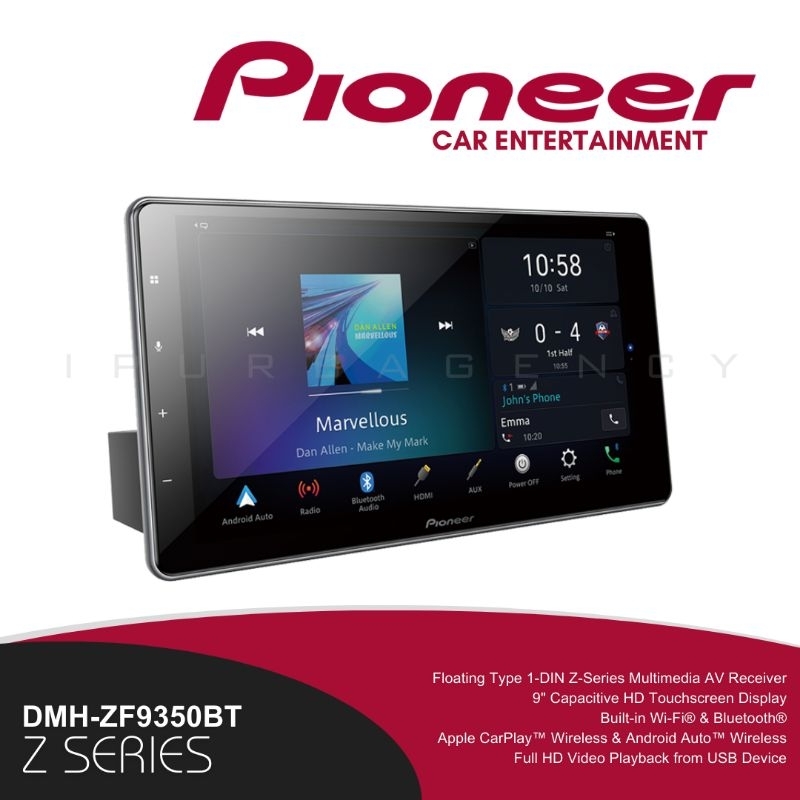 Jual Pioneer Head Unit Receiver Z Series Dmh Zf Bt Shopee Indonesia