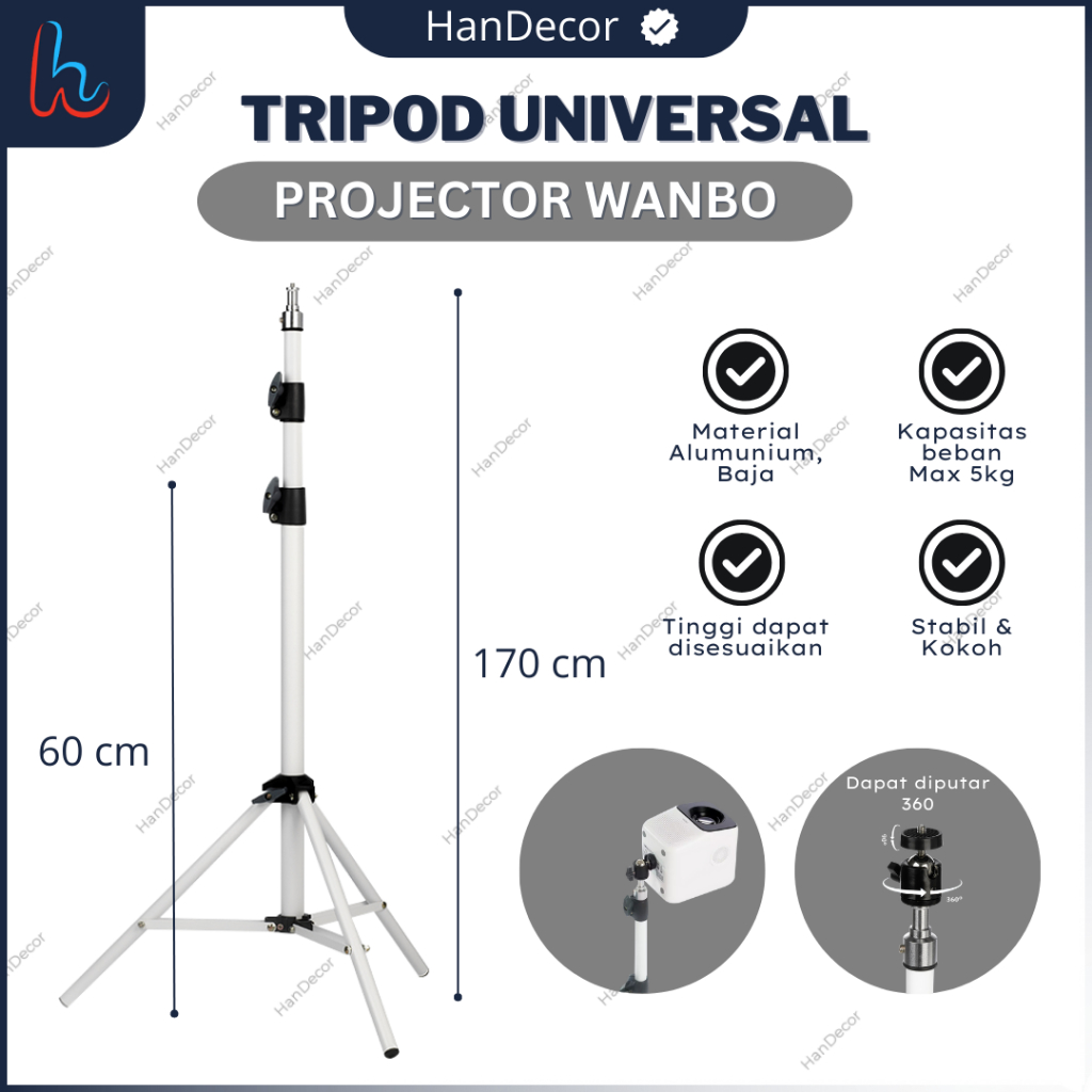 Jual Wanbo Tripod Tripod Proyektor Wanbo Tripod Wanbo T Max