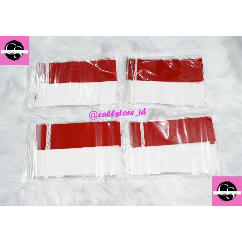 Jual Bendera Plastik Merah Putih Dengan Tali Siap Pakai Shopee Indonesia