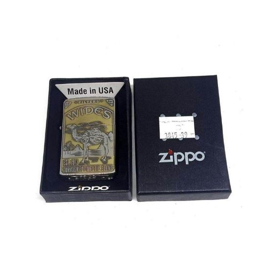 Jual FREE BOX Korek Api Zippo Original Made In USA Silver Gold Camel