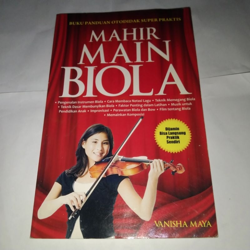 Jual Buku Panduan Otodidak Super Praktis Mahir Main Biola Vanisha