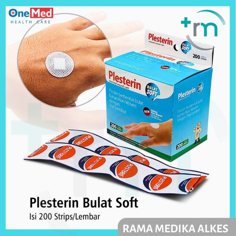 Jual Plesterin Bulat Plester Bulat Anti Air OneMed Box Isi 200pcs