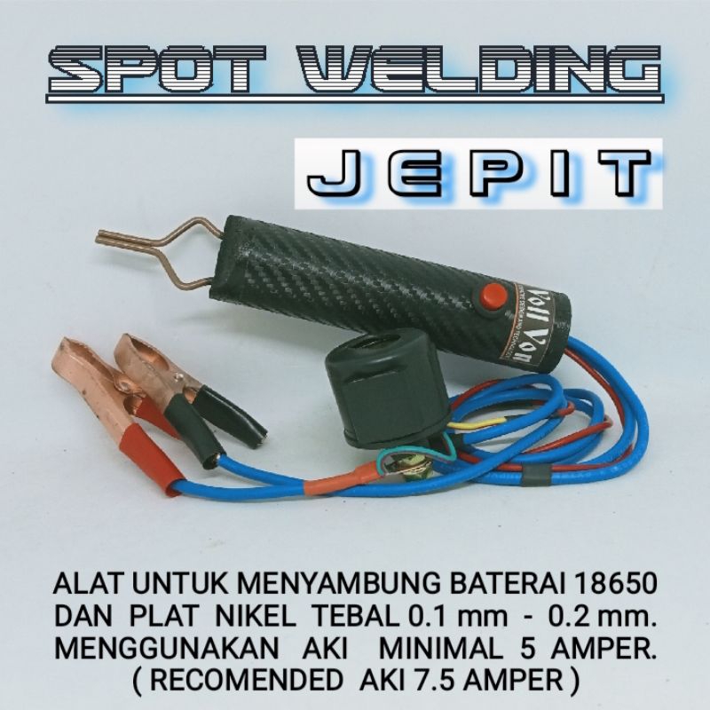 Jual Spot Welder Dc V Atau Las Titik Untuk Baterai Welding Spot Jepit