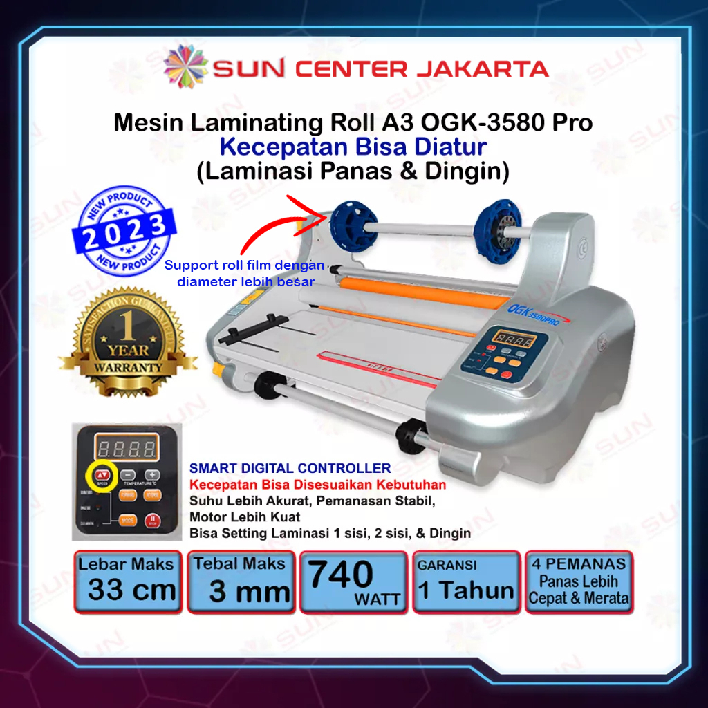 Jual Mesin Laminasi Laminating Roll A Fm Fm Ogk Hot