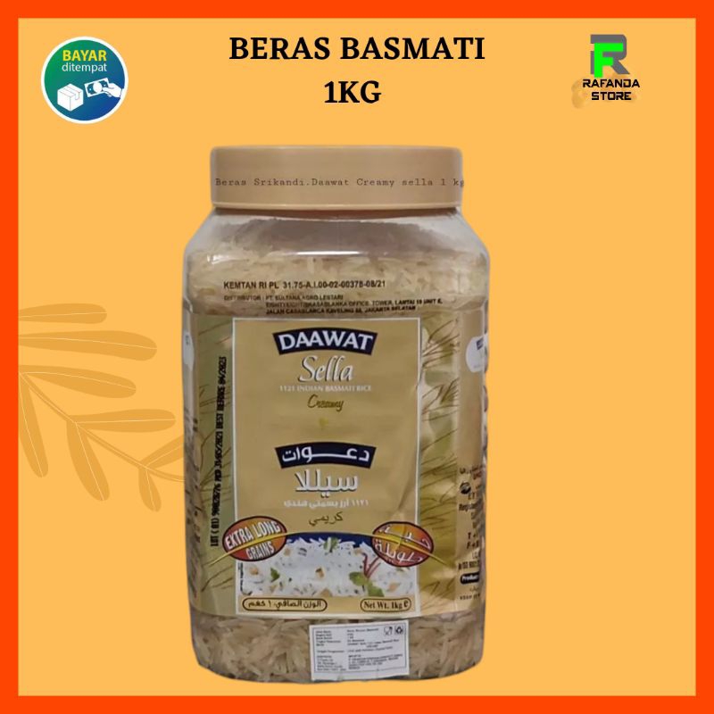 Jual Beras Basmati Daawat Sella Extra Long Kg Kemasan Toples Shopee