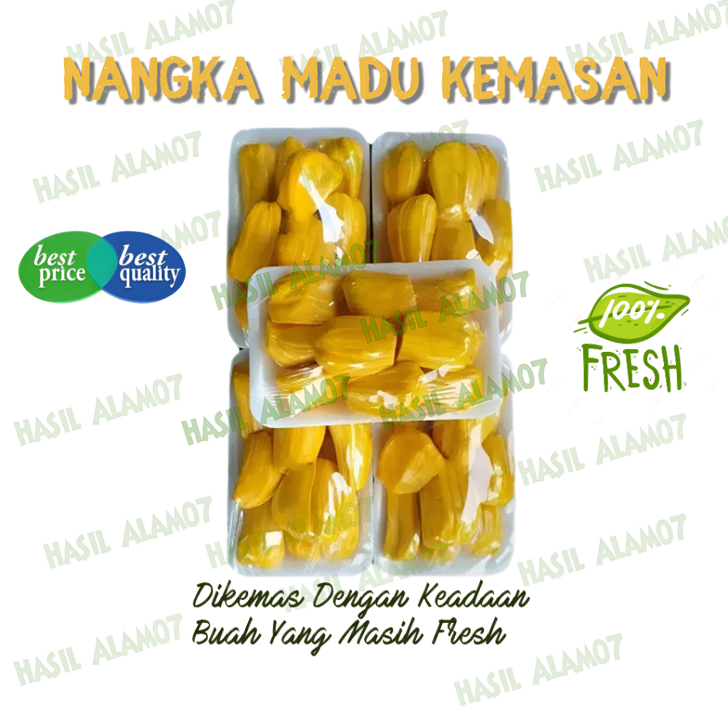 Jual Buah Nangka Kupas Madu Kemasan Super Manis Segar Fresh Fruit