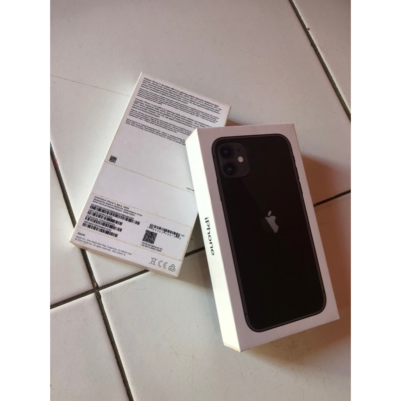 Jual Kotak Dus Box Bekas Copotan Iphone Hitam Original Ex Ibox