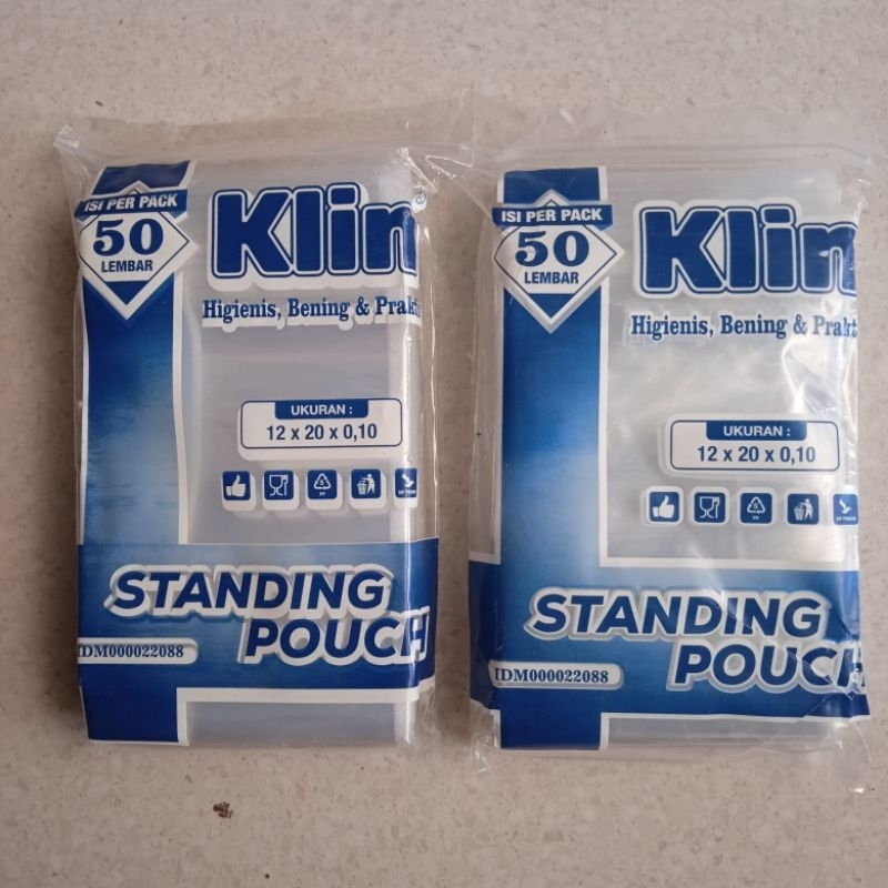 Jual Standing Pouch STP UKURAN 12x20 Isi 50 Bahan Tebal Shopee Indonesia