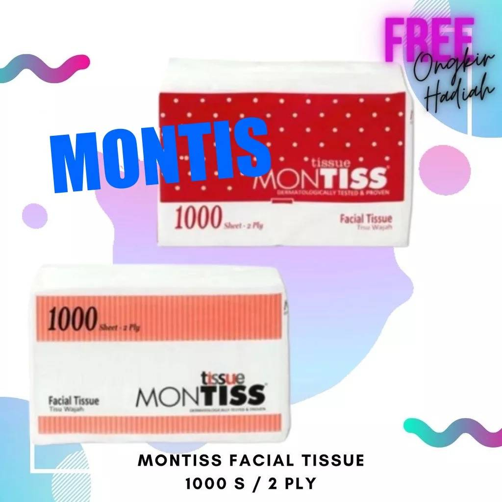 Jual Montiss Sheets Facial Tissue Tissu Tisue Montis Tisu Wajah