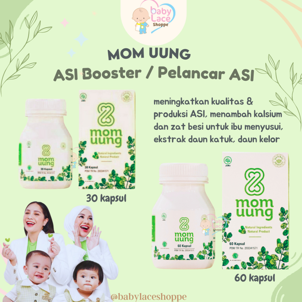 Jual Mom Uung Pelancar Asi Asi Booster Ekstra Daun Katuk