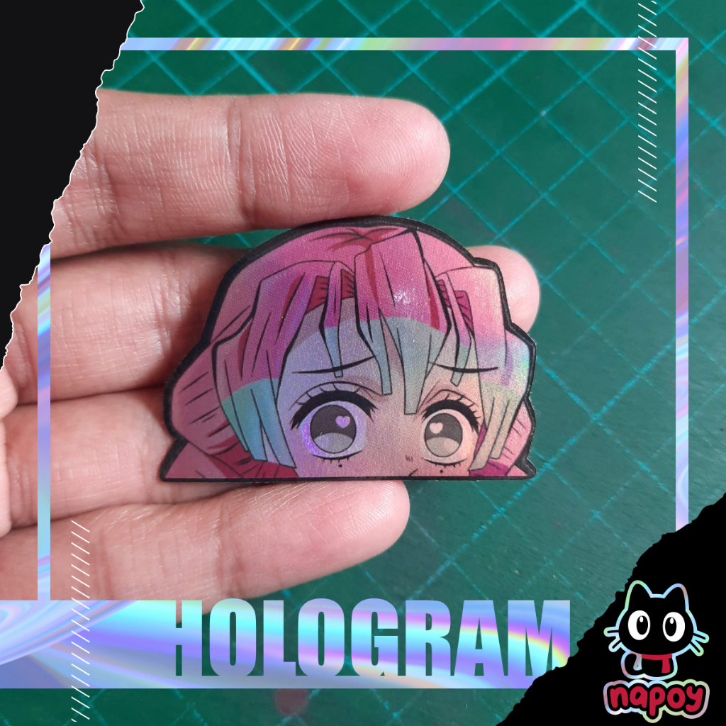 Jual Stiker Hologram Anime Demon Slayer Mitsuri Kanroji Shopee Indonesia