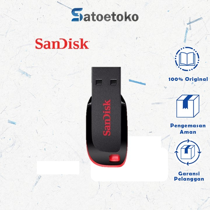 Jual Sandisk Cz Cruzer Blade Gb Shopee Indonesia