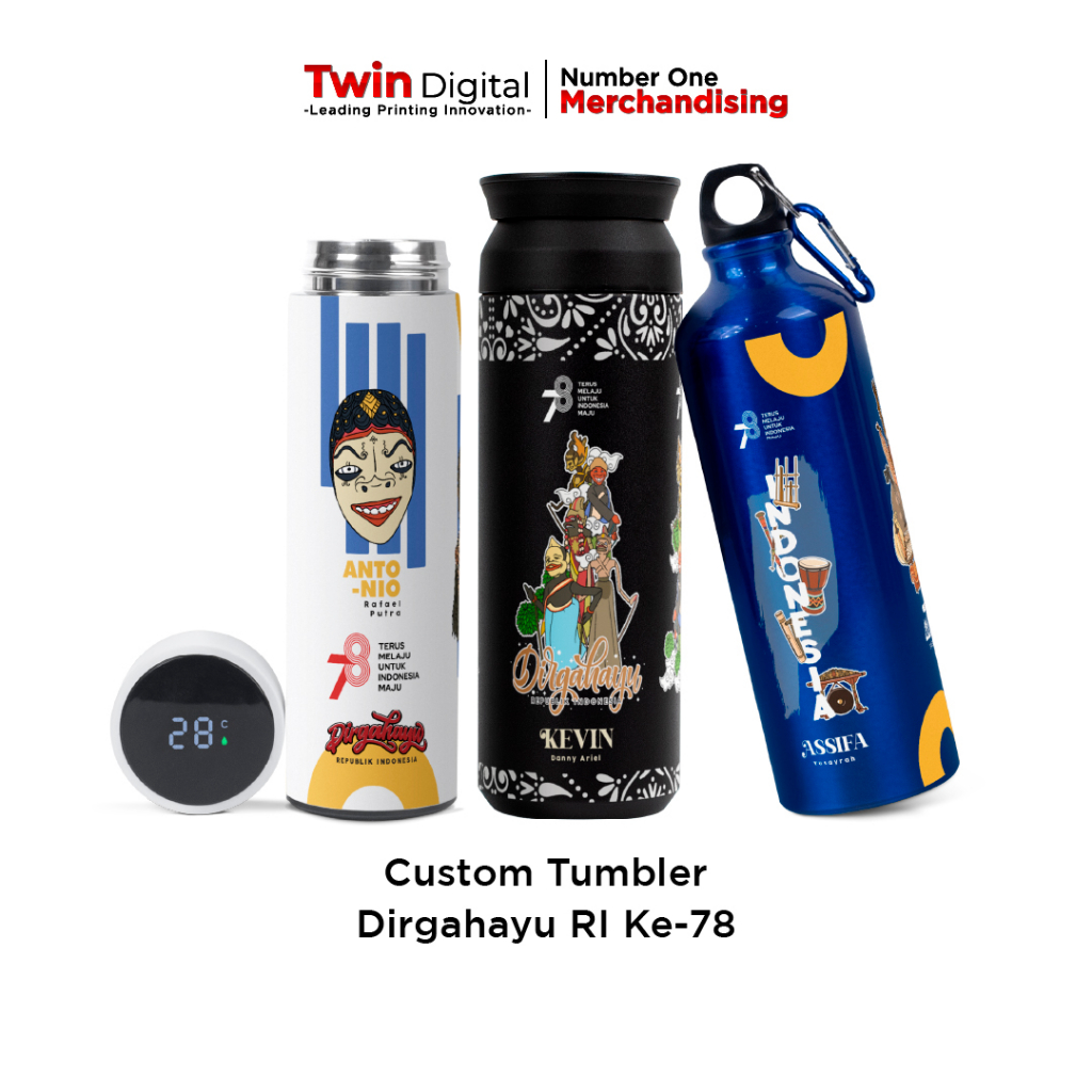 Jual Twindigital Souvenir Kemerdekaan Tumbler Agustus Hadiah Lomba