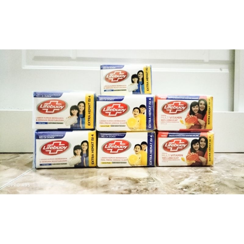 Jual Lifebuoy Sabun Batang 4x110gr Lifebuoy Bar Soap Shopee Indonesia