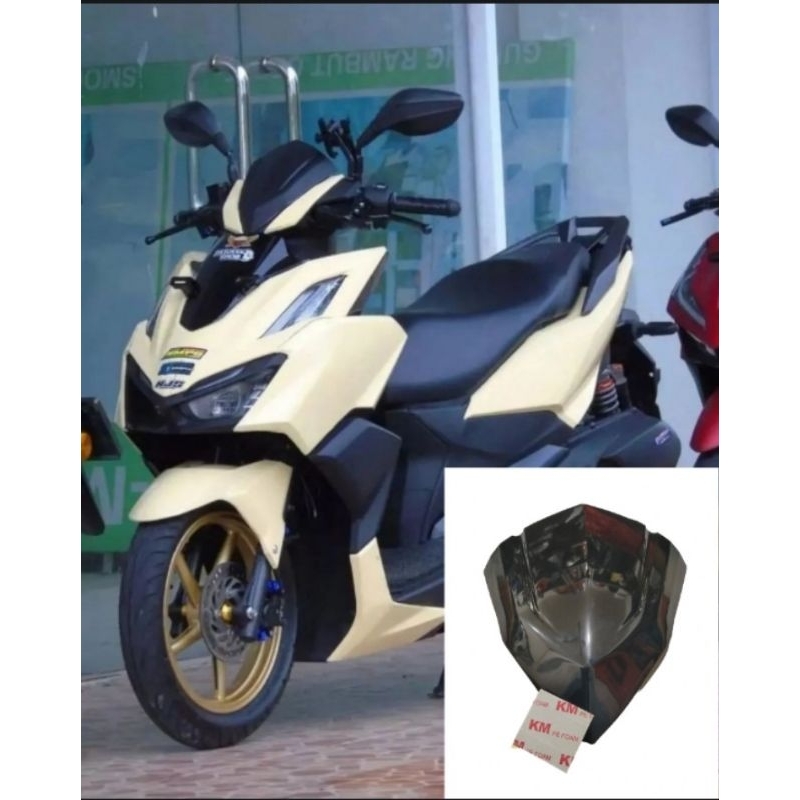 Jual Visor Variasi Honda Vario 160 Cbs Bahan Anti Pecah Hitam Dan