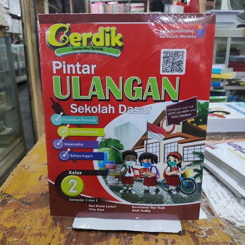 Jual Buku Cerdik Pintar Ulangan Kelas 2 SD Semester 1 Dan 2 Kurikulum