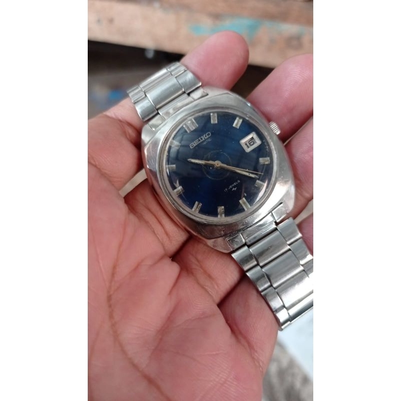 Jual Jam Tangan Seiko Automatic Jawels Second Blue Dial