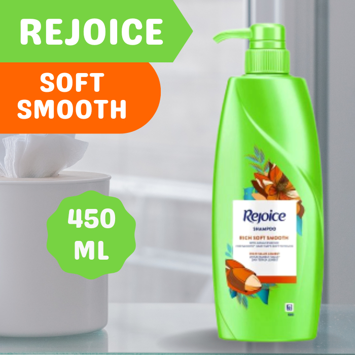 Jual Rejoice Rich Soft Smooth Shampoo 450 Ml Shopee Indonesia