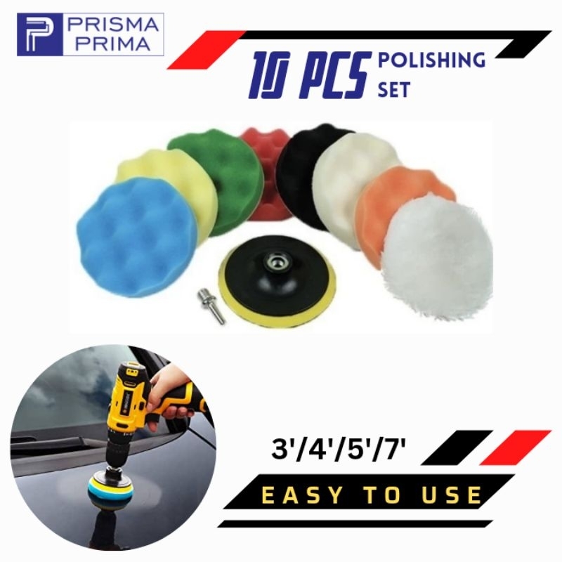 Jual Mata Bor Spon Poles Busa Sponge Wool Polishing Pad Wax Compound