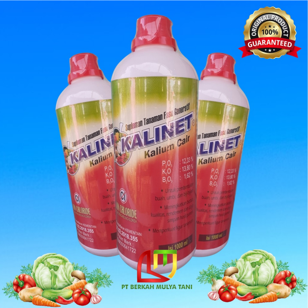 Jual Pupuk Kalium Cair Kalinet Liter Ml Original Suplemen