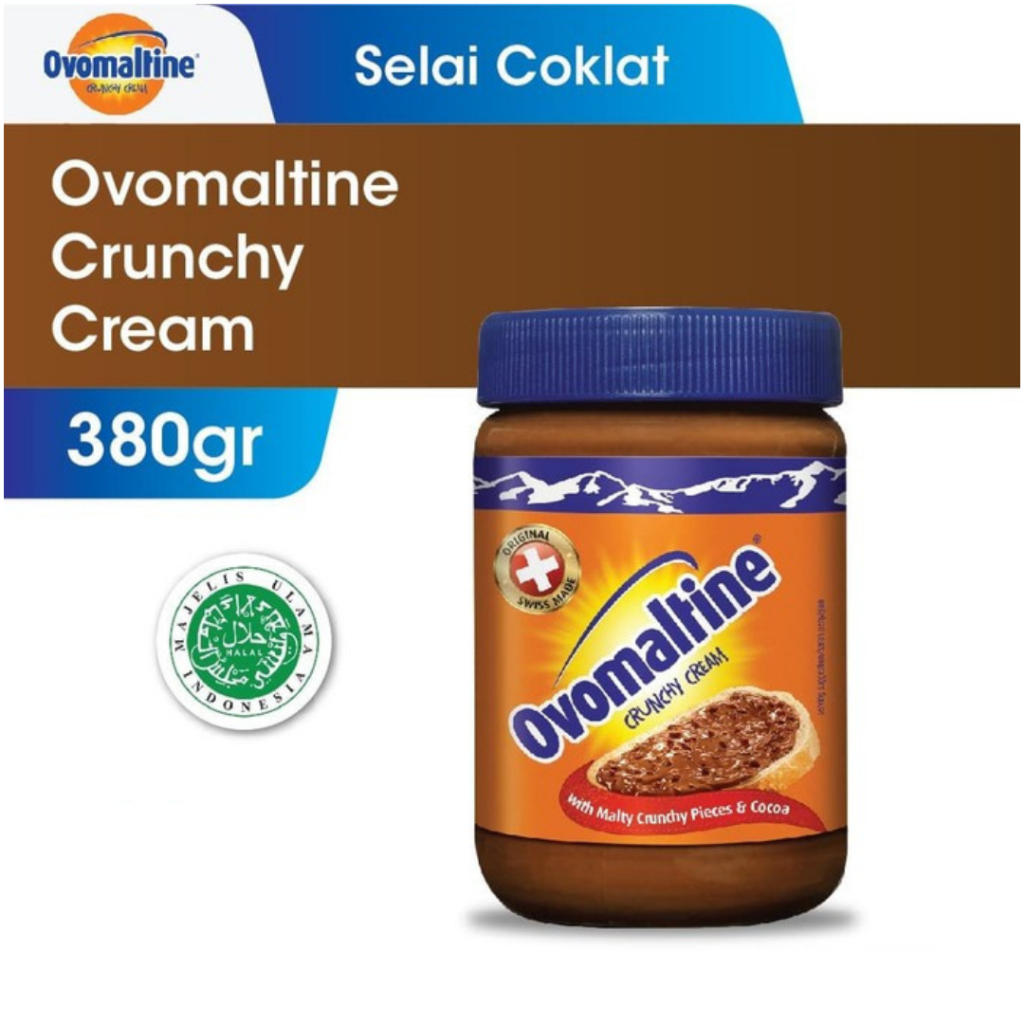 Jual Ovomaltine Crunchy Cream Selai Cokelat G Shopee Indonesia