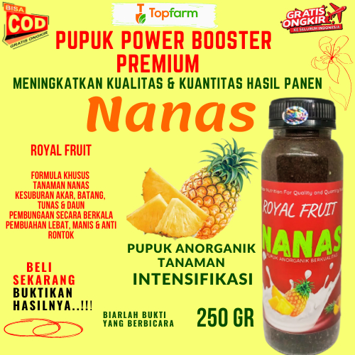 Jual Pupuk Buah Nanas Pupuk Royal Fruit Gr Pupuk Pembesar Buah