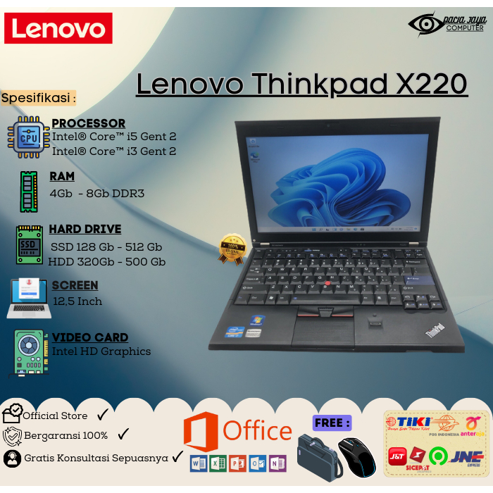 Jual Laptop Lenovo Thinkpad X Core I Gen Ram Gb Ssd Gb