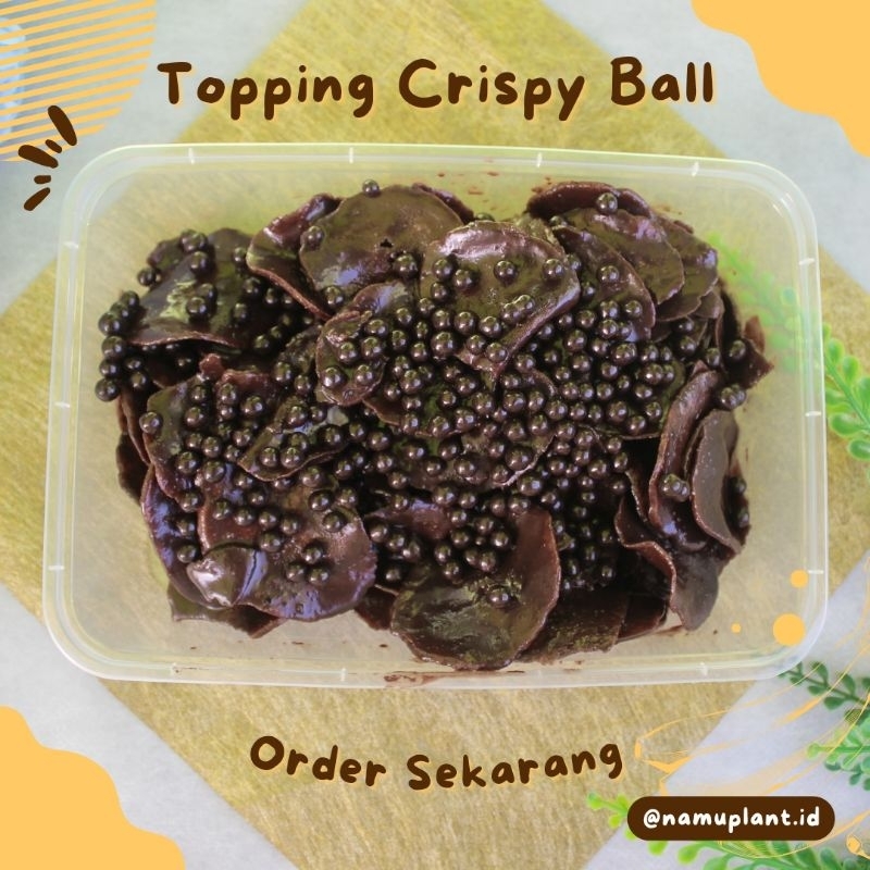 Jual MAUSANG DARK CHOCO CRISPY BALL Keripik Pisang Coklat Lumer