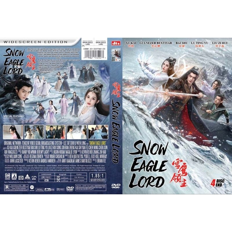 Jual Dvd Snow Eagle Lord 2023 4Disc End Wuxia Fantasy Romance Xu