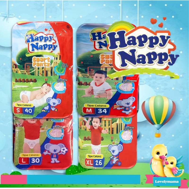 Jual Happy Nappy Smart Pants S M L Xl Popok Bayi Diapers