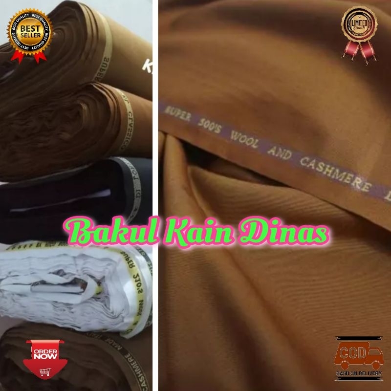 Jual Kain Pemda Wool Katun Super Premium Kain Dinas Seragam Guru Pns