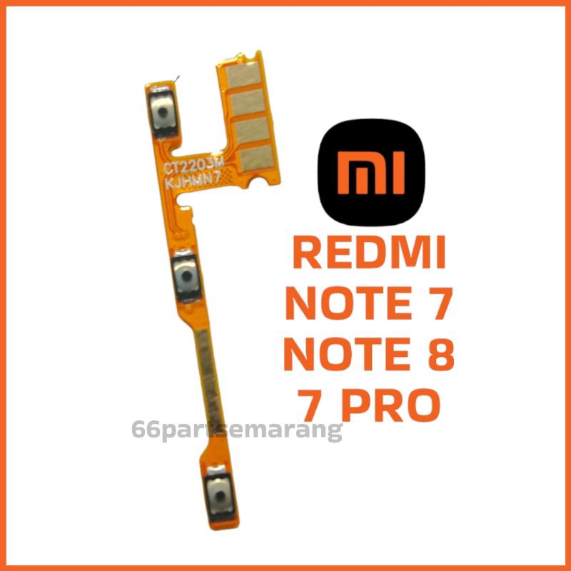 Jual Flexibel Flexible Power On Off Volume Xiaomi Redmi Note 7 Note 8 7