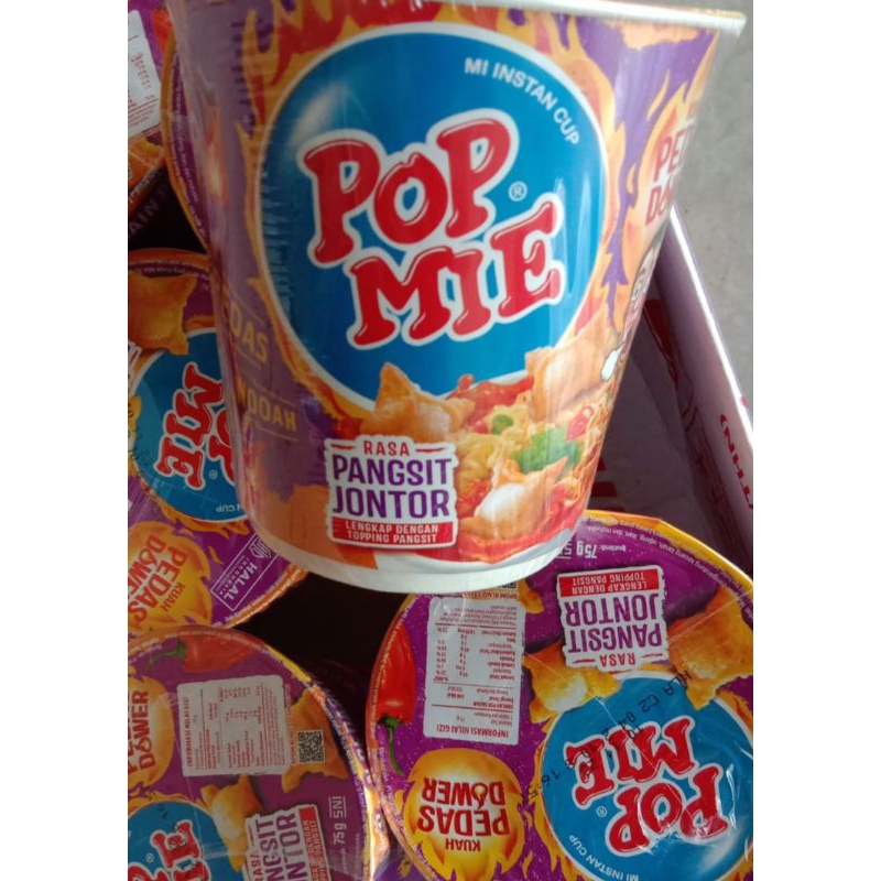 Jual Pop Mie Kuah Pedas Dower Pangsit Jontor G Shopee Indonesia