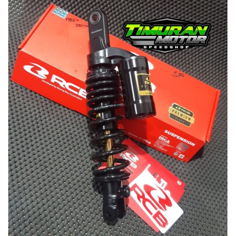 Jual SHOCK RCB MB2 PLUS MATIC 330 MM HITAM VARIO 125 VARIO 150 BEAT