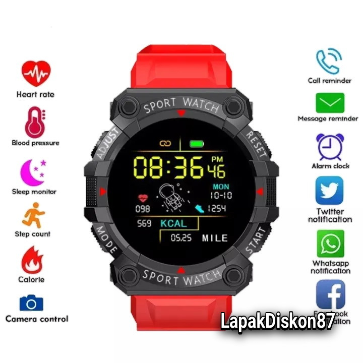 Jual Jam Tangan Pintar Android Smartwatch Sport Fd Anti Air Remote