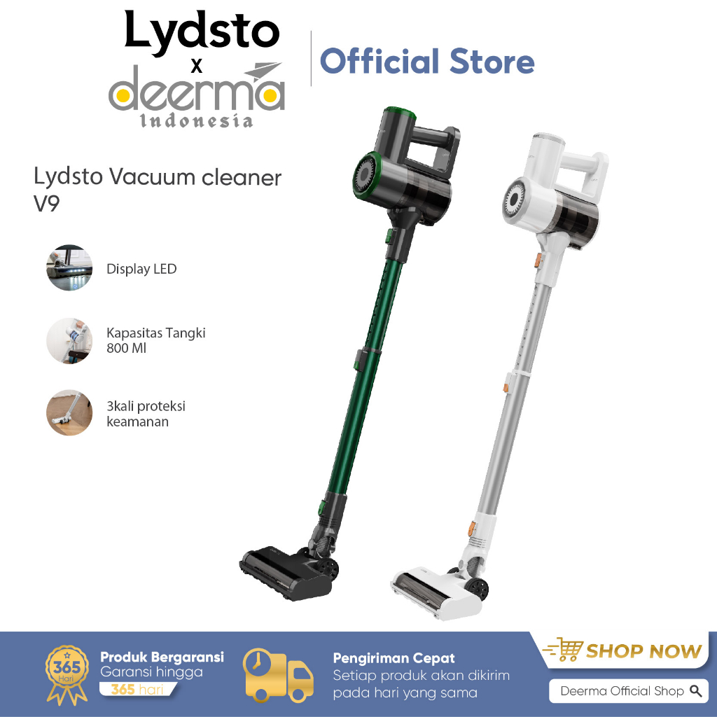 Jual Deerma X Lydsto Penyedot Debu Tanpa Kabel V9 19Kpa Cordless Vacuum