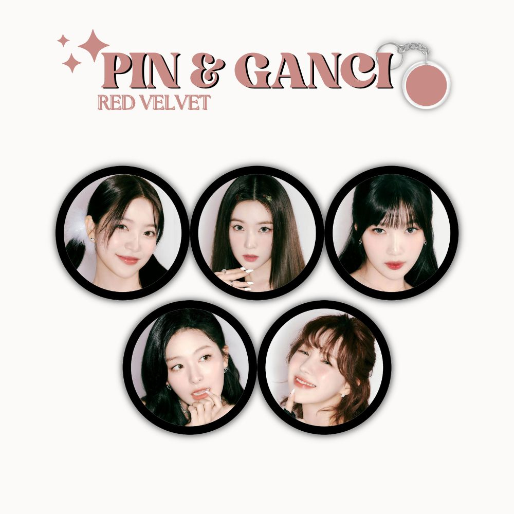 Jual Ganci Red Velvet Pin Seasons Greetings Keychain Ukuran Mm