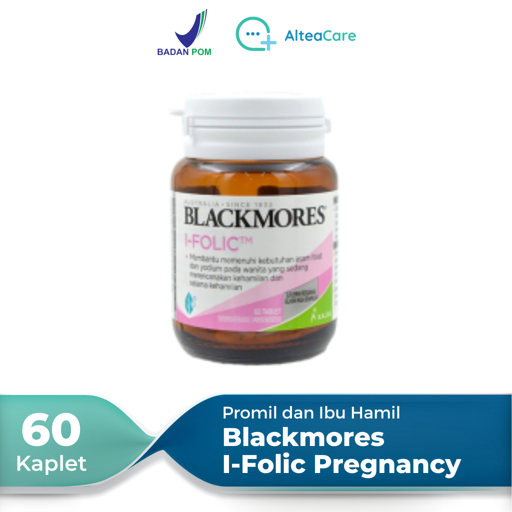 Jual Blackmores I Folic Pregnancy Tablet Suplemen Shopee Indonesia